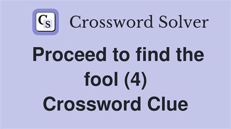 fool crossword clue 4 letters|twit fool crossword clue.